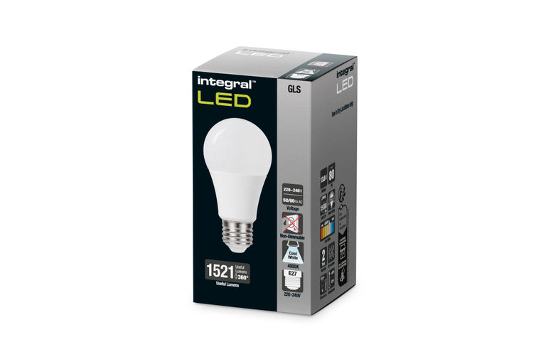 GLS BULB E27 1521LM 13.8W 4000K NON-DIMM 220 BEAM FROSTED