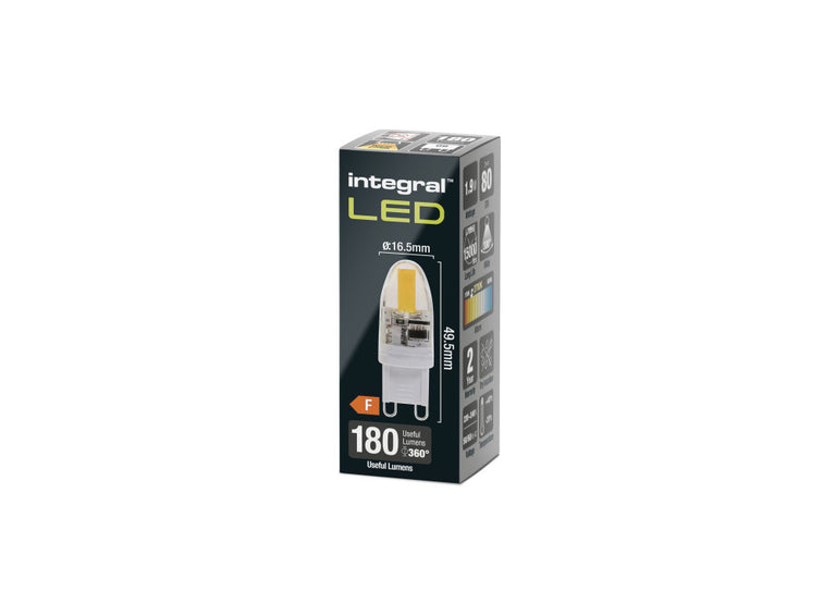 G9 BULB 180LM 1.9W 2700K NON-DIMM 300 BEAM CLEAR