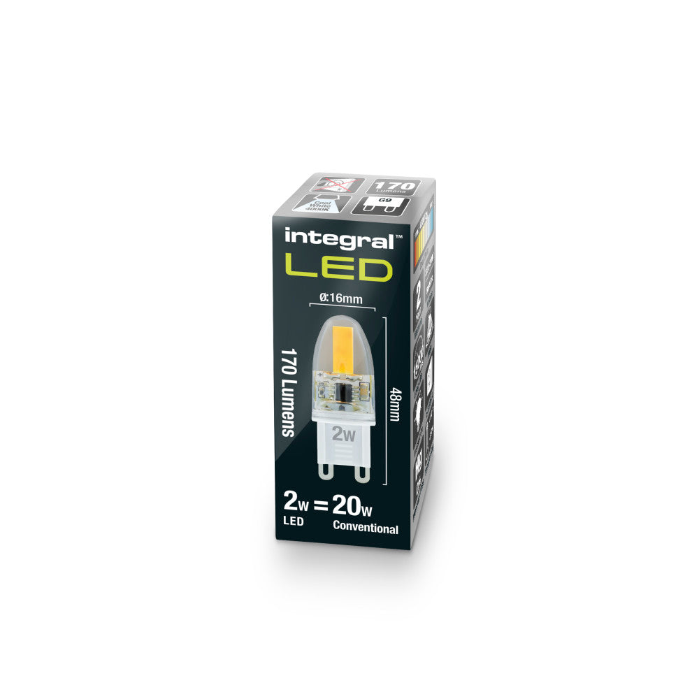 G9 BULB 185LM 1.9W 4000K NON-DIMM 300 BEAM CLEAR