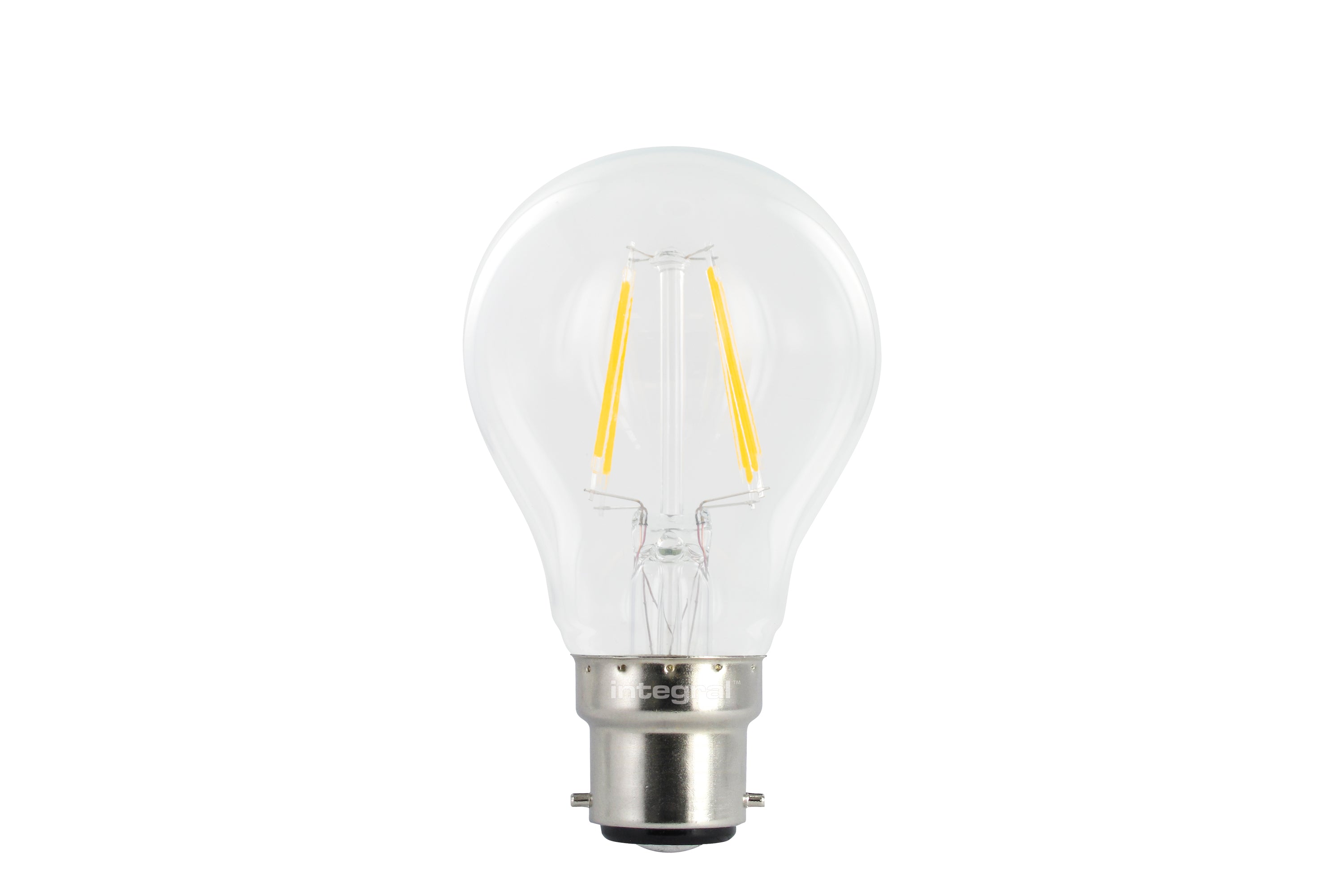 OMNI FILAMENT GLS BULB B22 470LM 3.4W 2700K NON-DIMM 320 BEAM CLEAR FULL GLASS
