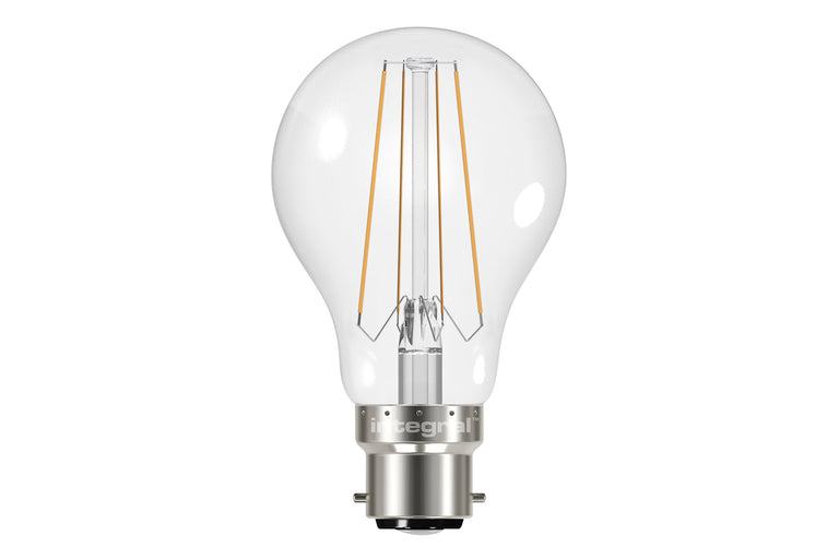 OMNI FILAMENT GLS BULB B22 806LM 7.3W 2700K NON-DIMM 320 BEAM CLEAR FULL GLASS