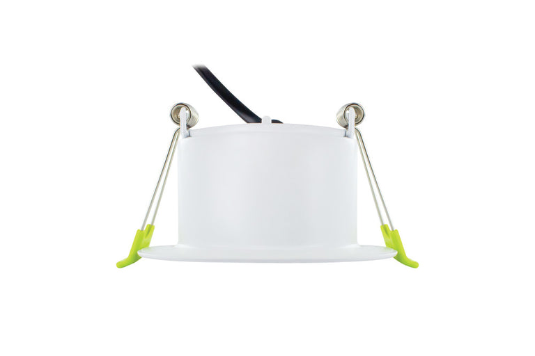 ECOGUARD FIRE RATED DOWNLIGHT 65MM CUTOUT IP65 600LM 5W 3000K 38 BEAM DIMMABLE 120LM/W WHITE