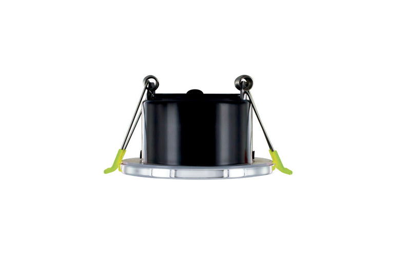 J-SERIES LOW-PROFILE FIRE RATED DOWNLIGHT 68MM CUTOUT IP65 800LM 8W 3000K 55 BEAM DIMMABLE 100LM/W POLISHED CHROME