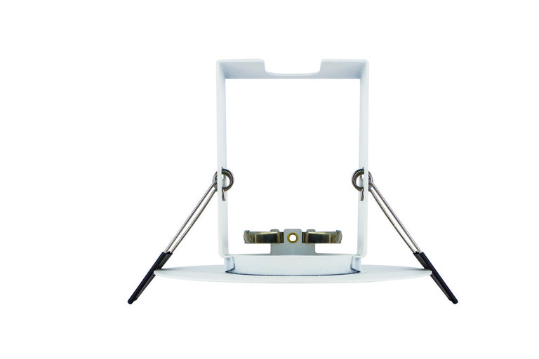 EVOFIRE FIRE RATED DOWNLIGHT 70-100MM CUTOUT IP65 WHITE ROUND +GU10 HOLDER & INSULATION GUARD