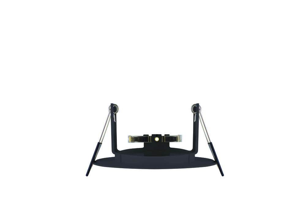 EVOFIRE FIRE RATED DOWNLIGHT 70MM CUTOUT IP65 BLACK ROUND +GU10 HOLDER
