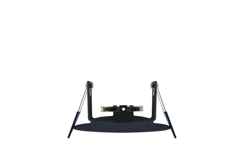 EVOFIRE FIRE RATED DOWNLIGHT 70MM CUTOUT IP65 BLACK ROUND +GU10 HOLDER