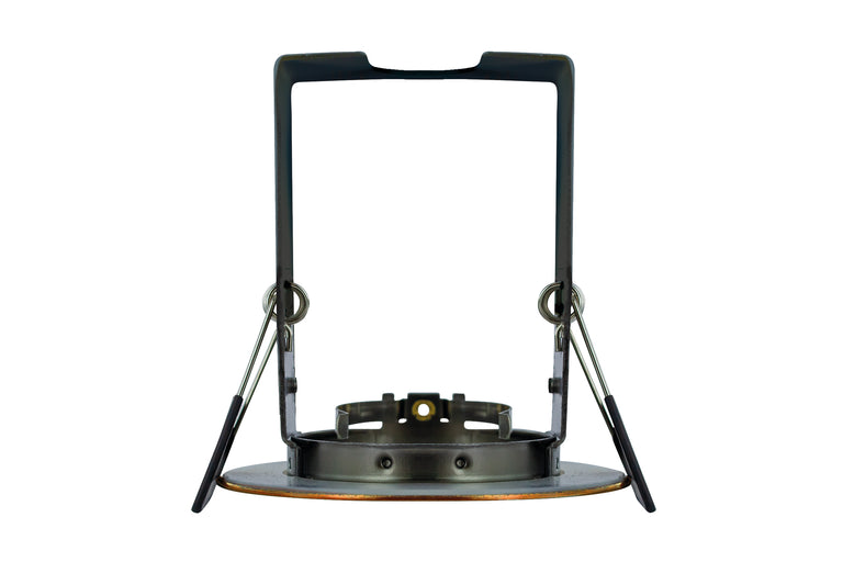 EVOFIRE FIRE RATED DOWNLIGHT 70MM CUTOUT IP65 COPPER ROUND +GU10 HOLDER & INSULATION GUARD
