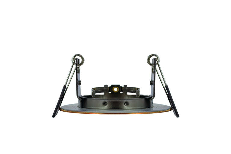 EVOFIRE FIRE RATED DOWNLIGHT 70MM CUTOUT IP65 COPPER ROUND +GU10 HOLDER