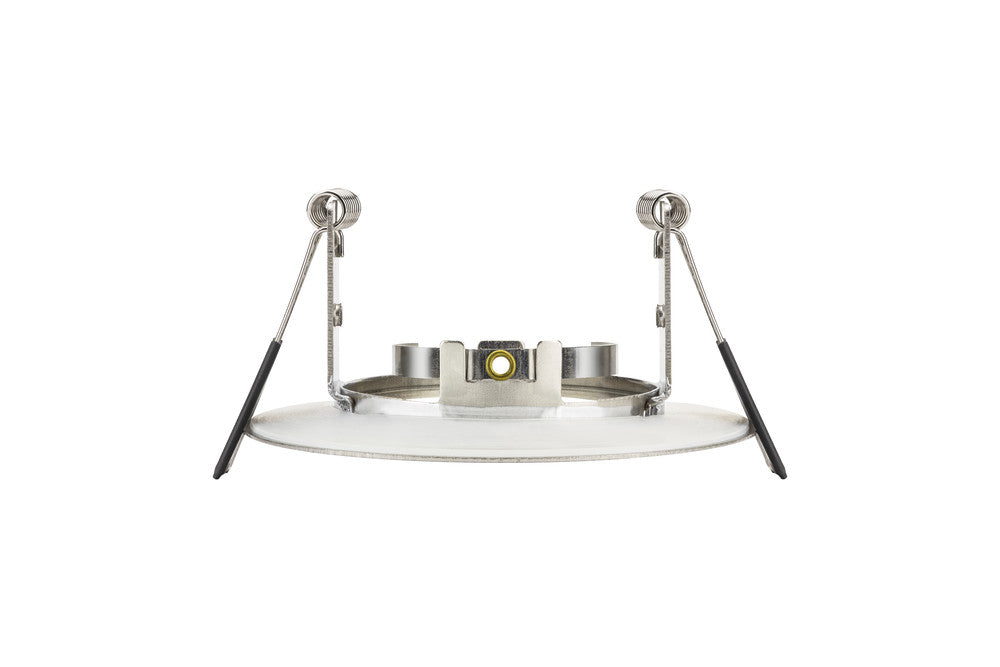 EVOFIRE FIRE RATED DOWNLIGHT 70MM CUTOUT 4PACK IP65 SATIN NICKEL ROUND +GU10 HOLDER