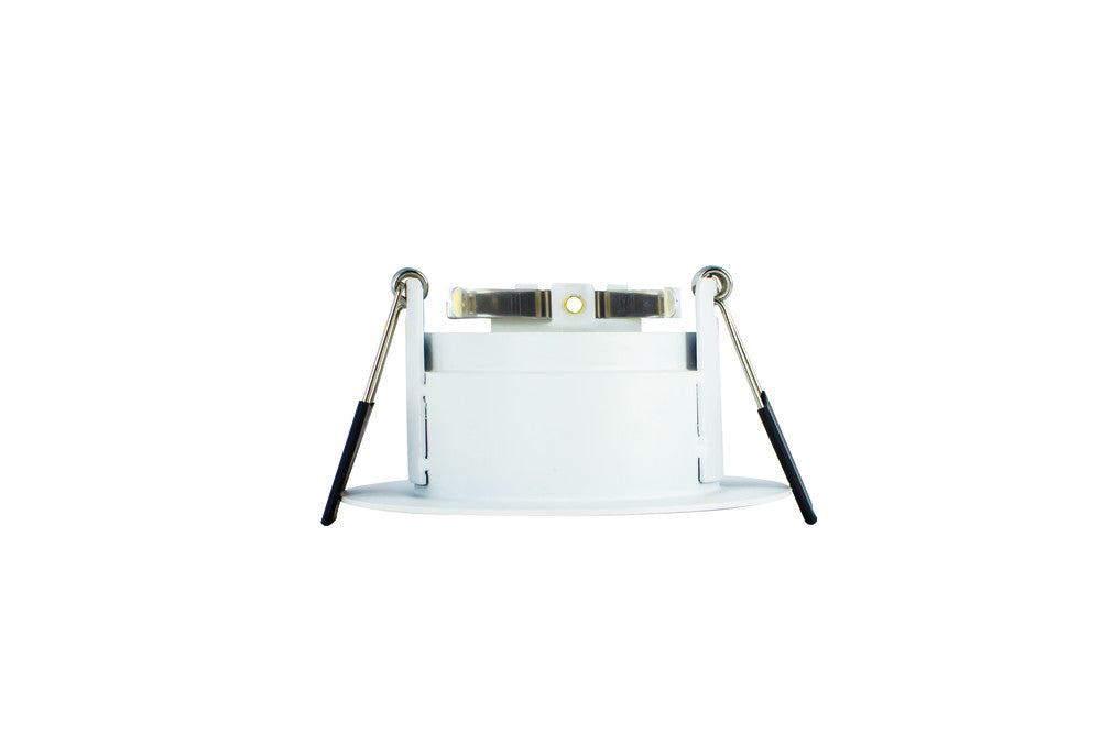 EVOFIRE FIRE RATED DOWNLIGHT 70MM CUTOUT IP65 WHITE RECESSED +GU10 HOLDER
