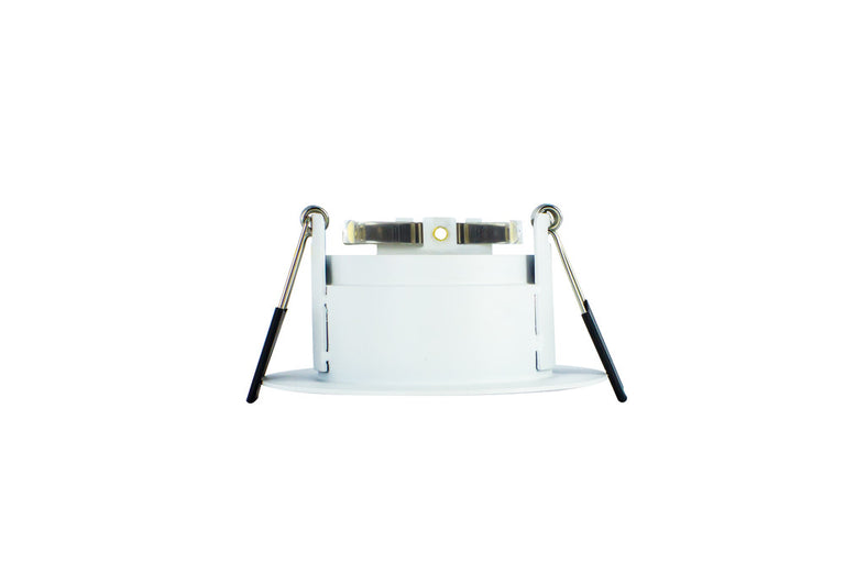 EVOFIRE FIRE RATED DOWNLIGHT 70MM CUTOUT IP65 WHITE RECESSED +GU10 HOLDER