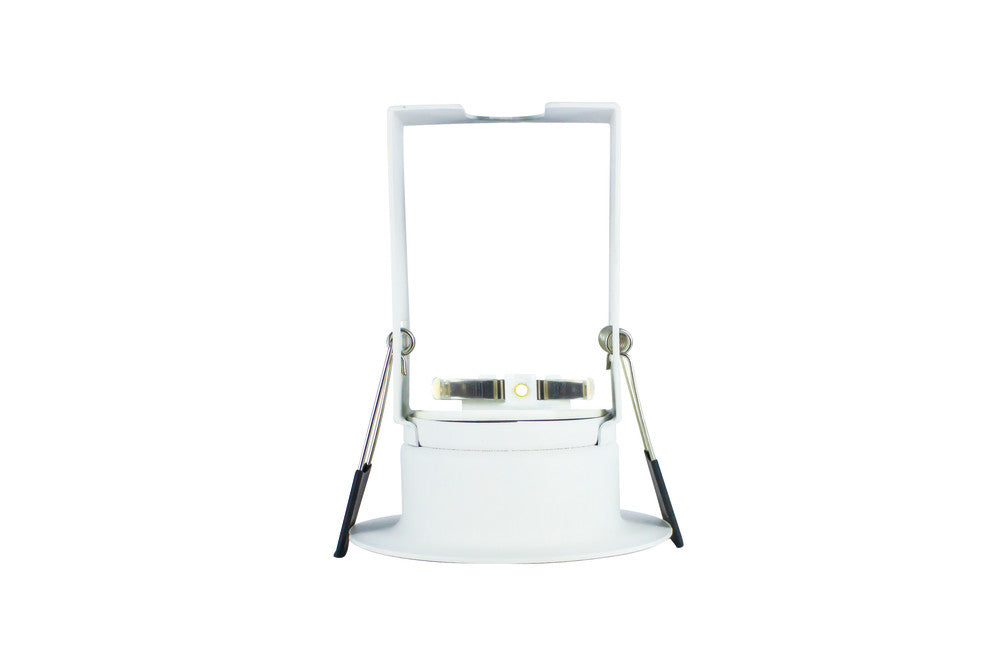 EVOFIRE FIRE RATED DOWNLIGHT 70MM CUTOUT IP65 WHITE RECESSED +GU10 HOLDER & INSULATION GUARD