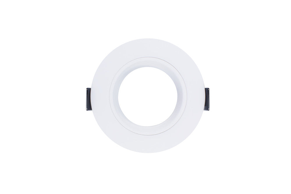 EVOFIRE FIRE RATED DOWNLIGHT 70MM CUTOUT IP65 WHITE RECESSED +GU10 HOLDER
