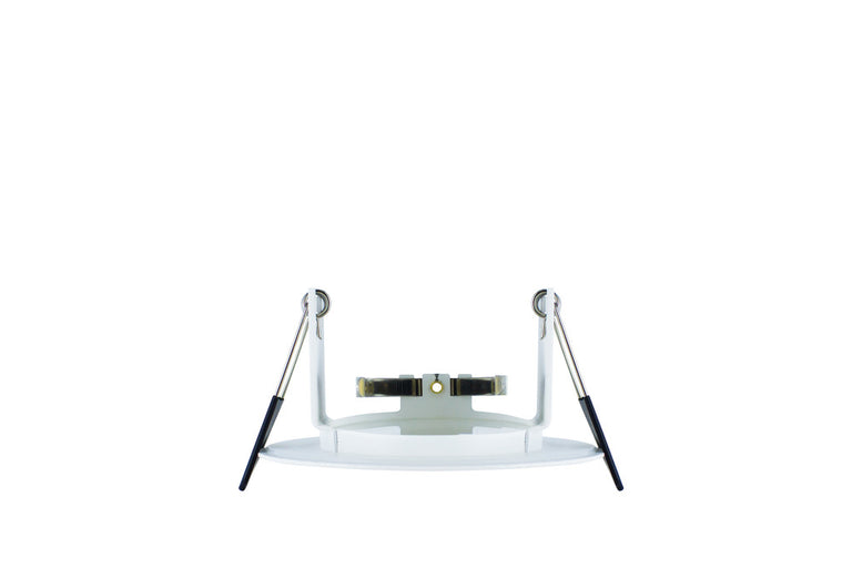 EVOFIRE FIRE RATED DOWNLIGHT 70MM CUTOUT IP65 WHITE ROUND +GU10 HOLDER