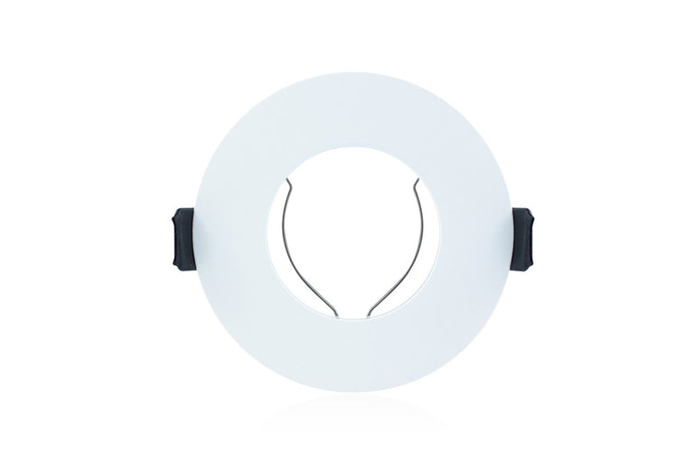 EVOFIRE FIRE RATED DOWNLIGHT 70MM CUTOUT 4PACK IP65 WHITE ROUND +GU10 HOLDER