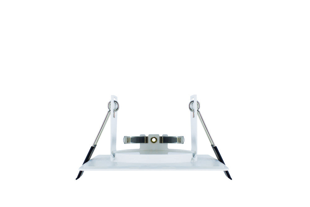 EVOFIRE FIRE RATED DOWNLIGHT 70MM CUTOUT IP65 WHITE SQUARE +GU10 HOLDER