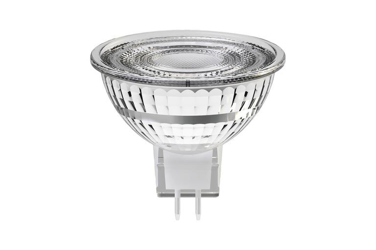 GLASS MR16 BULB GU5.3 400LM 4.4W 2700K DIMMABLE 36 BEAM INTEGRAL
