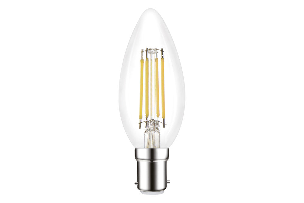 OMNI FILAMENT CANDLE BULB B15 470LM 4.2W 4000K DIMMABLE 320 BEAM CLEAR FULL GLASS