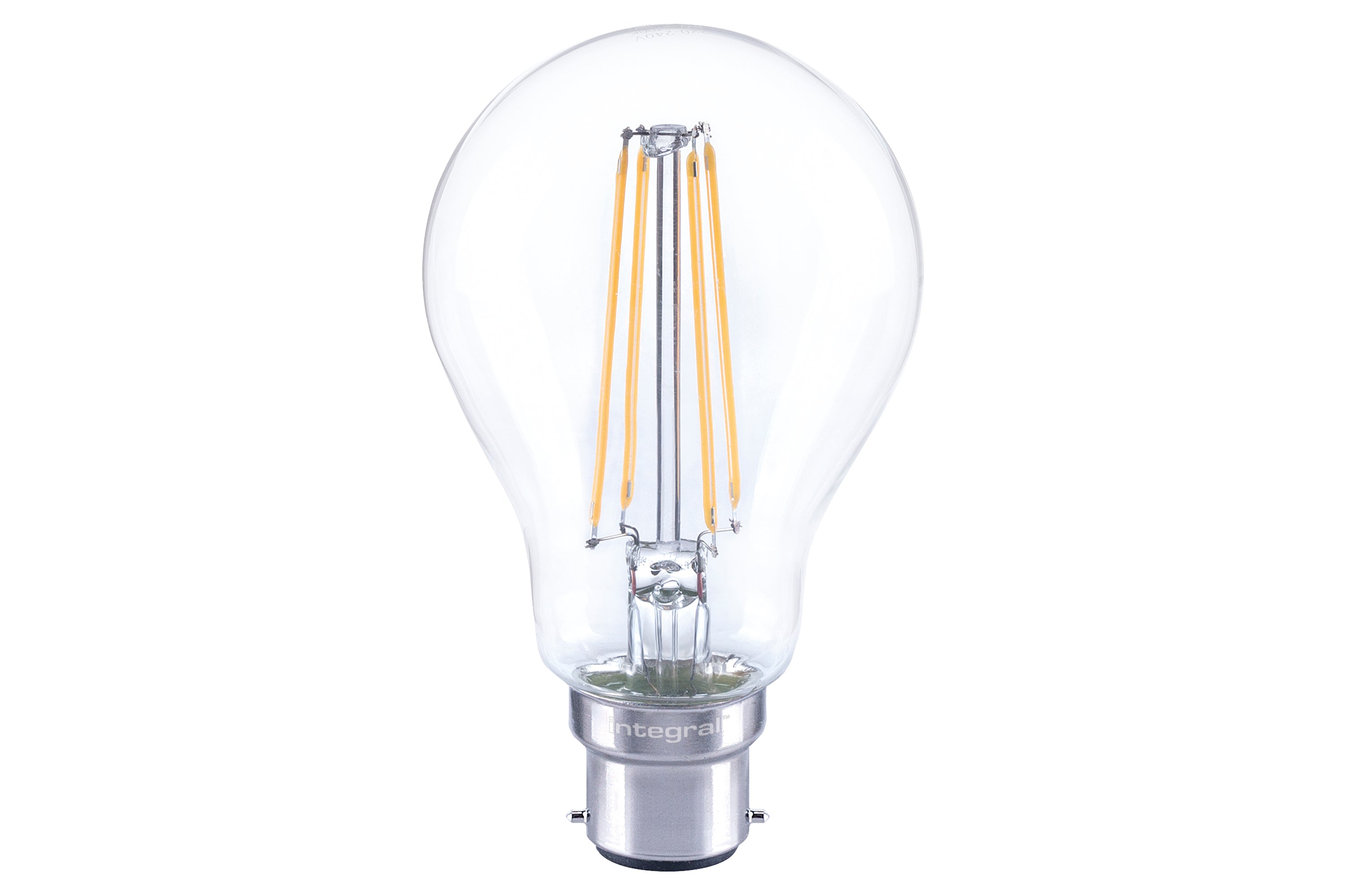 OMNI FILAMENT GLS BULB B22 806LM 7.3W 2700K DIMMABLE 320 BEAM CLEAR FULL GLASS