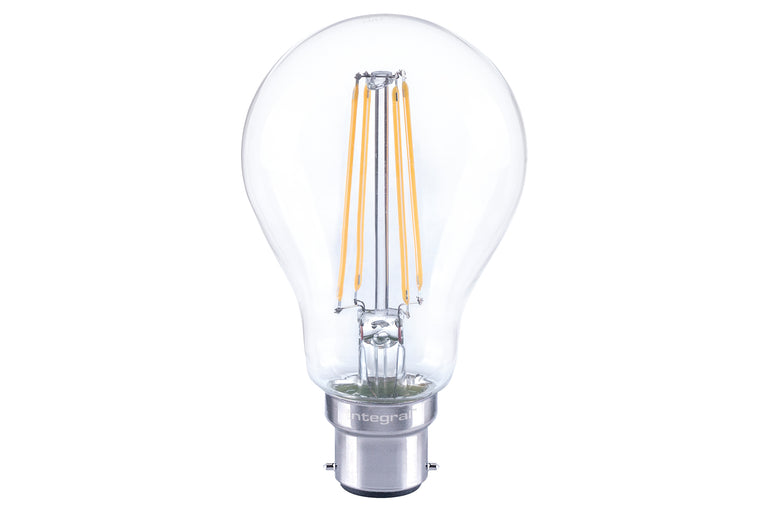 OMNI FILAMENT GLS BULB B22 806LM 7.3W 2700K DIMMABLE 320 BEAM CLEAR FULL GLASS