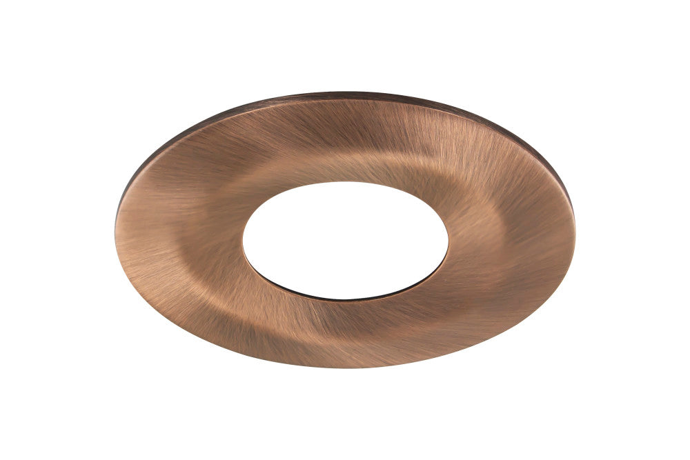 LOW-PROFILE FIRE RATED DOWNLIGHT COPPER BEZEL