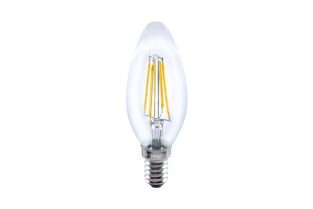 OMNI FILAMENT CANDLE BULB E14 470LM 4.2W 2700K NON-DIMM 320 BEAM CLEAR