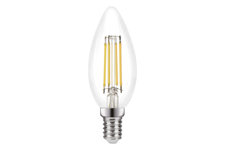 OMNI FILAMENT CANDLE BULB E14 470LM 4.2W 4000K NON-DIMM 320 BEAM CLEAR