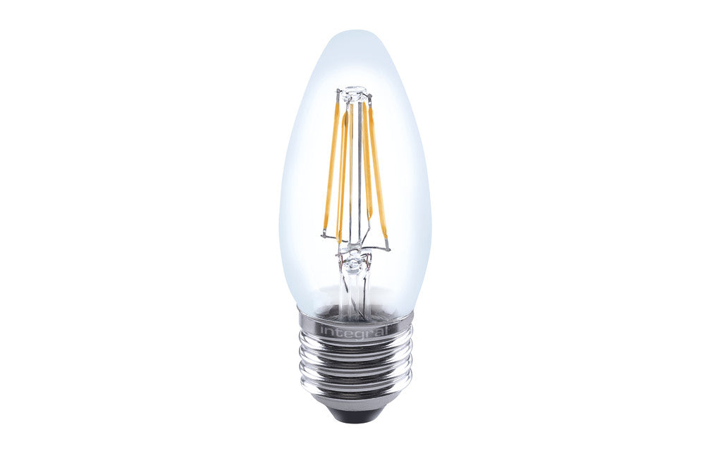 OMNI FILAMENT CANDLE BULB E27 470LM 4.2W 2700K DIMMABLE 320 BEAM CLEAR FULL GLASS