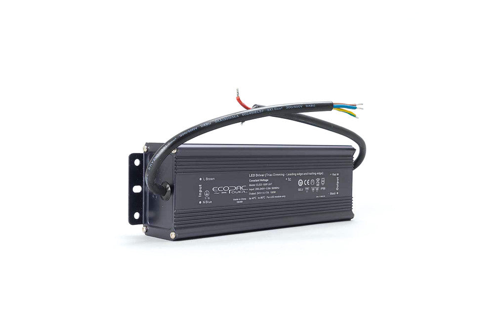 CONSTANT VOLTAGE DRIVER 100W 12VDC IP66 TRIAC DIMMABLE 200-240V INPUT 10W MIN LOAD Suitable for leading and Trailing edge dimmers