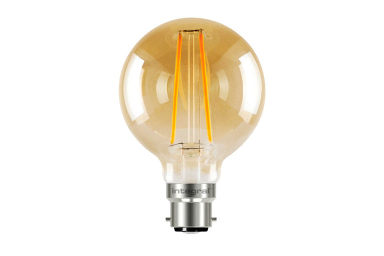 SUNSET GLOBE G80 B22 170LM 2.5W 1800K NON-DIMM 300 BEAM AMBER