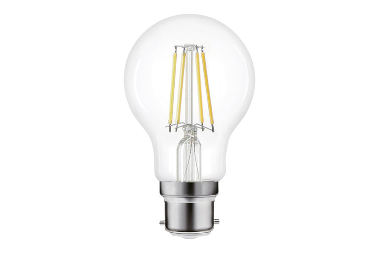 OMNI FILAMENT GLS BULB B22 806LM 7.3W 4000K DIMMABLE 320 BEAM CLEAR FULL GLASS
