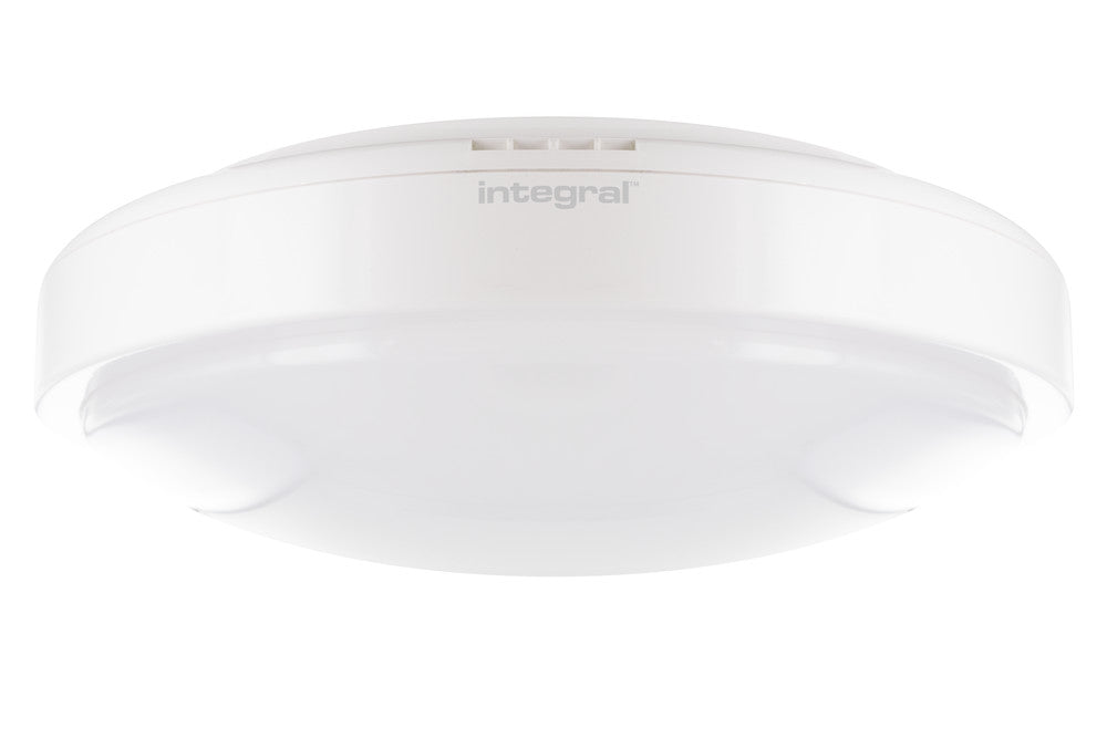 TOUGH SHELL BULKHEAD 350MM DIA IP44 1750LM 24W 4000K IK09 200 BEAM NON-DIMM 72LM/W