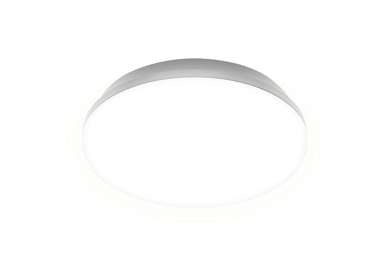 TOUGH SHELL LED BULKHEAD 330MM DIA IP44 1920LM 16W CCT ADJUSTABLE 3000-4000-5000K IK09 120 BEAM NON-DIMM 120LM/W