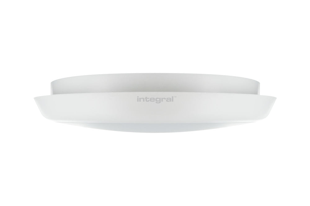SLIMLINE CEILING/WALL LIGHT MICROWAVE SENSOR 250MM DIA IP54 1056LM 12W 4000K IK10 120 BEAM NON-DIMM WHITE 100LM/W