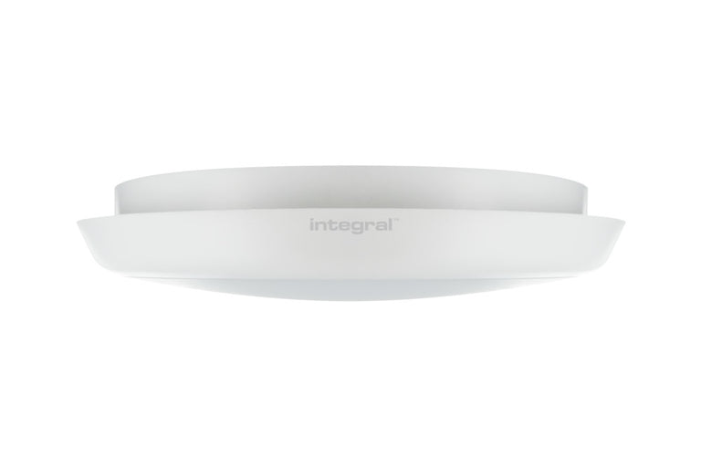SLIMLINE CEILING/WALL LIGHT MICROWAVE SENSOR 300MM DIA IP54 1584LM 18W 4000K IK10 120 BEAM NON-DIMM WHITE 100LM/W