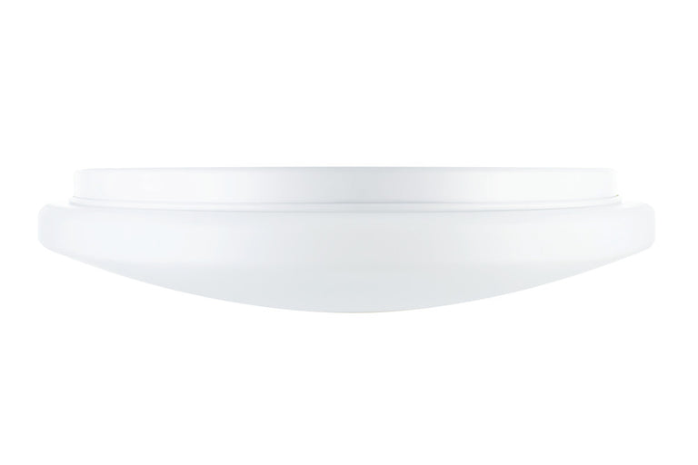 VALUE+ CEILING/WALL LIGHT 338MM DIA IP44 1600LM 16W 3000K 120 BEAM NON-DIMM 100 LM/W