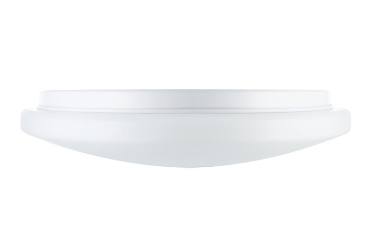 VALUE+ CEILING/WALL LIGHT 338MM DIA IP44 1600LM 16W CCT ADJUSTABLE 3/4/5000K PLUS MICROWAVE SENSOR 120 BEAM NON-DIMM 100 LM/W