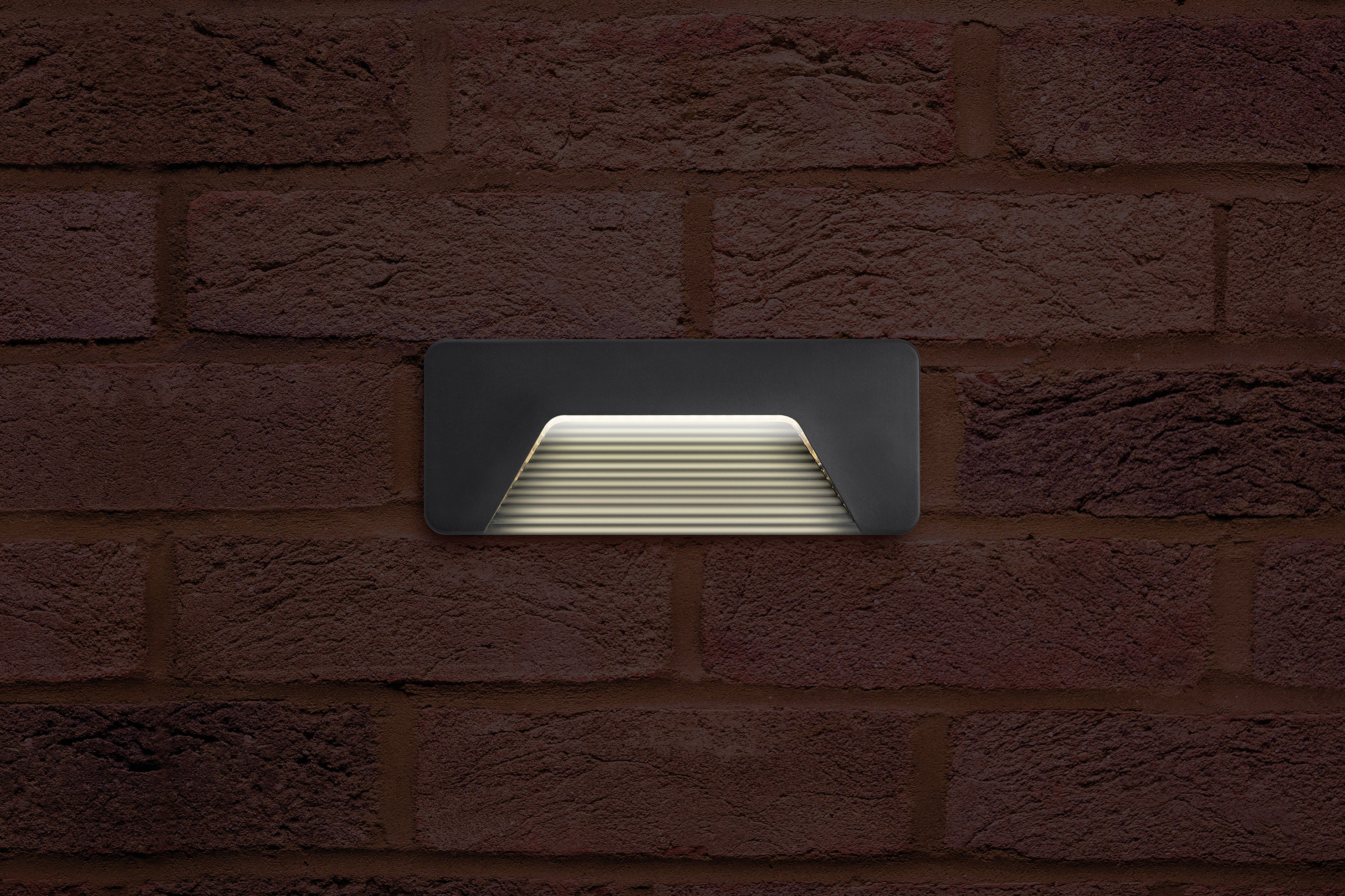 OUTDOOR DECORATIVE WALL LIGHT PATHLUX BRICK IP65 150LM 3W 3000K DOWN LIGHT DARK GREY