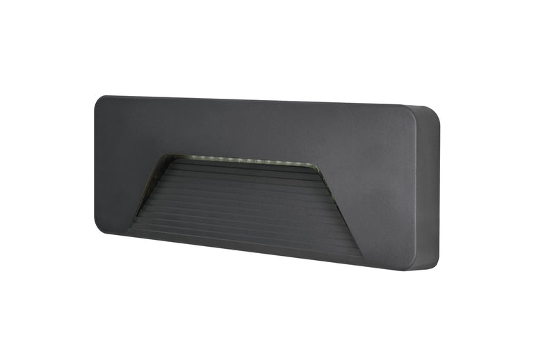 OUTDOOR DECORATIVE WALL LIGHT PATHLUX BRICK IP65 150LM 3W 3000K DOWN LIGHT DARK GREY