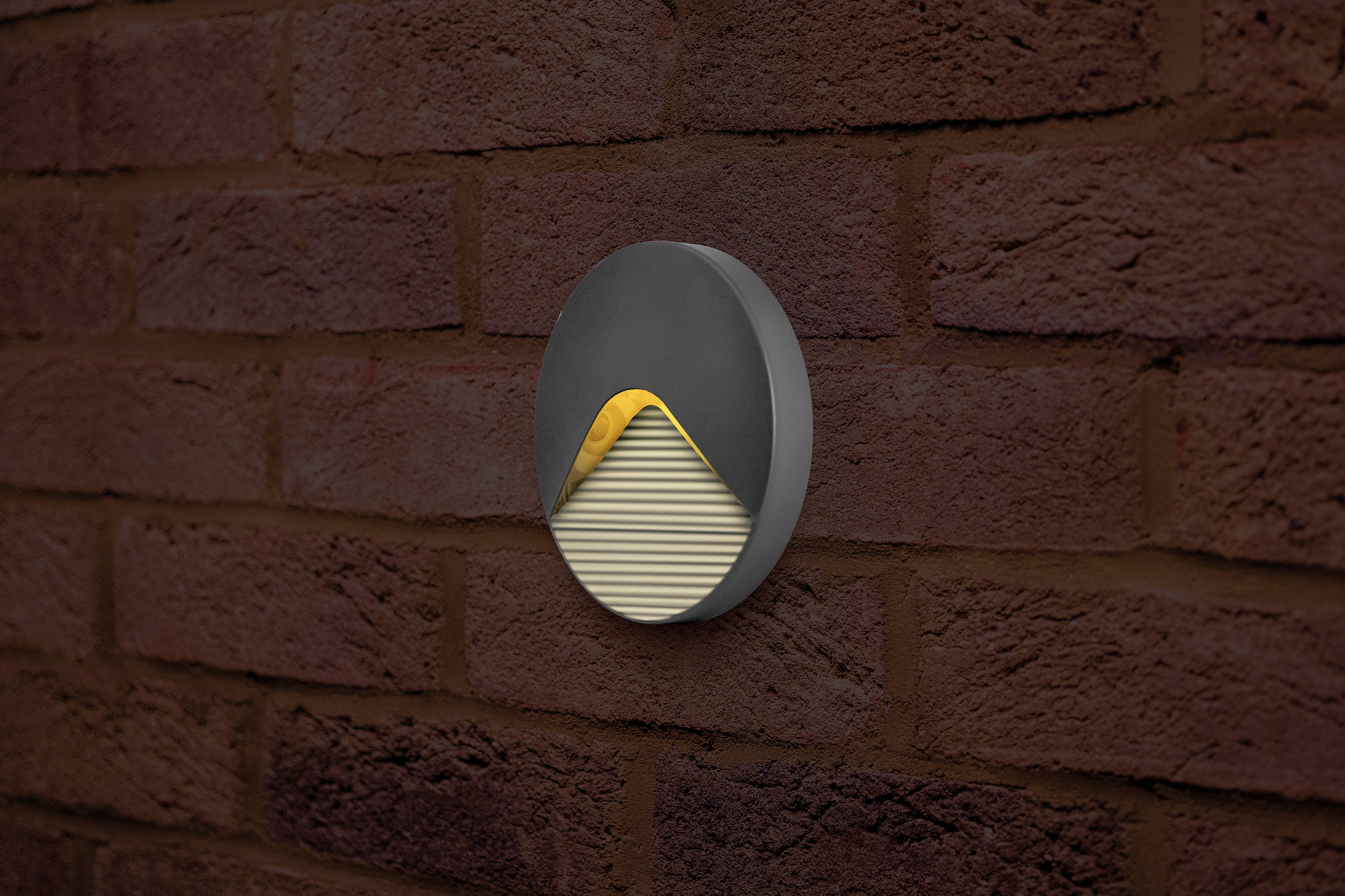 OUTDOOR DECORATIVE WALL LIGHT PATHLUX STEP IP65 90LM 2.2W 3000K DOWN LIGHT DARK GREY