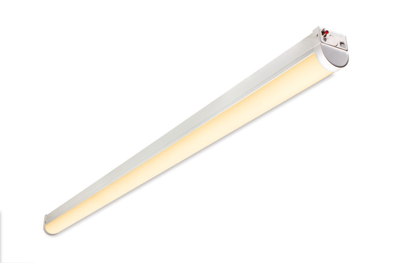 LIGHTSPAN+ 5FT EM3HR & MW SENSOR, POWER & CCT ADJUSTABLE - 30/52W & 3000/4000/6300K, 120 BEAM LINKABLE  NON-DIMM