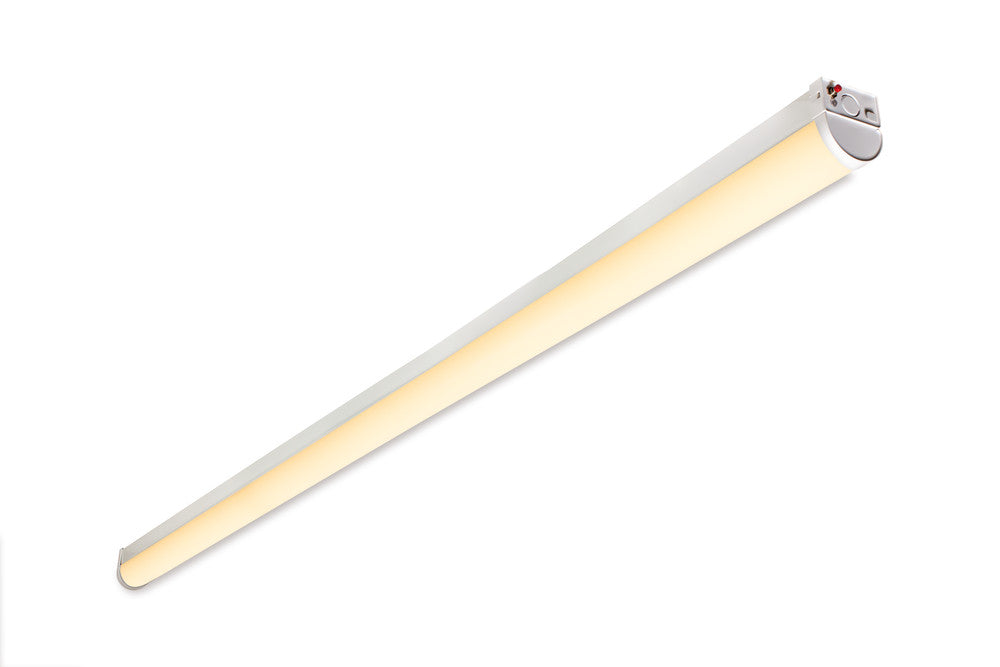LIGHTSPAN+ 6FT EM3HR & MW SENSOR, POWER & CCT ADJUSTABLE - 38/63W & 3000/4000/6300K, 120 BEAM LINKABLE  NON-DIMM