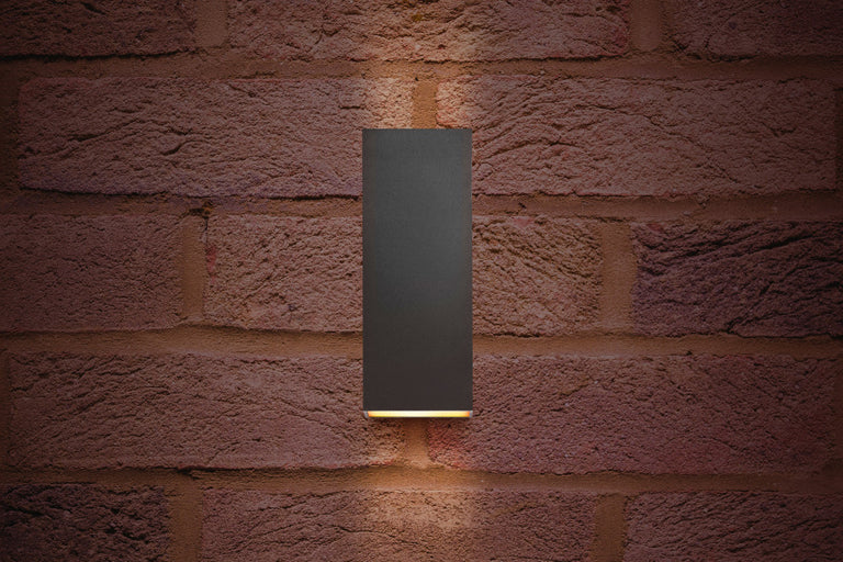 OUTDOOR DECORATIVE WALL LIGHT PABLO IP54 300LM 8W 3000K UP/DOWN LIGHT DARK GREY