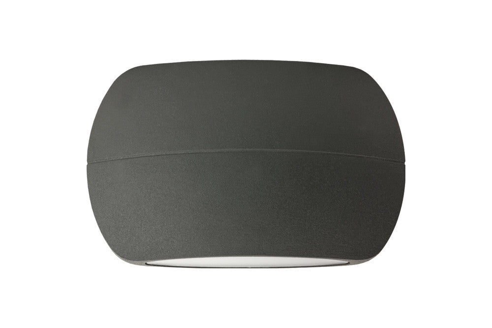 OUTDOOR DECORATIVE WALL LIGHT LUXSTONE IP54 335LM 8.5W 4000K UP/DOWN LIGHT DARK GREY