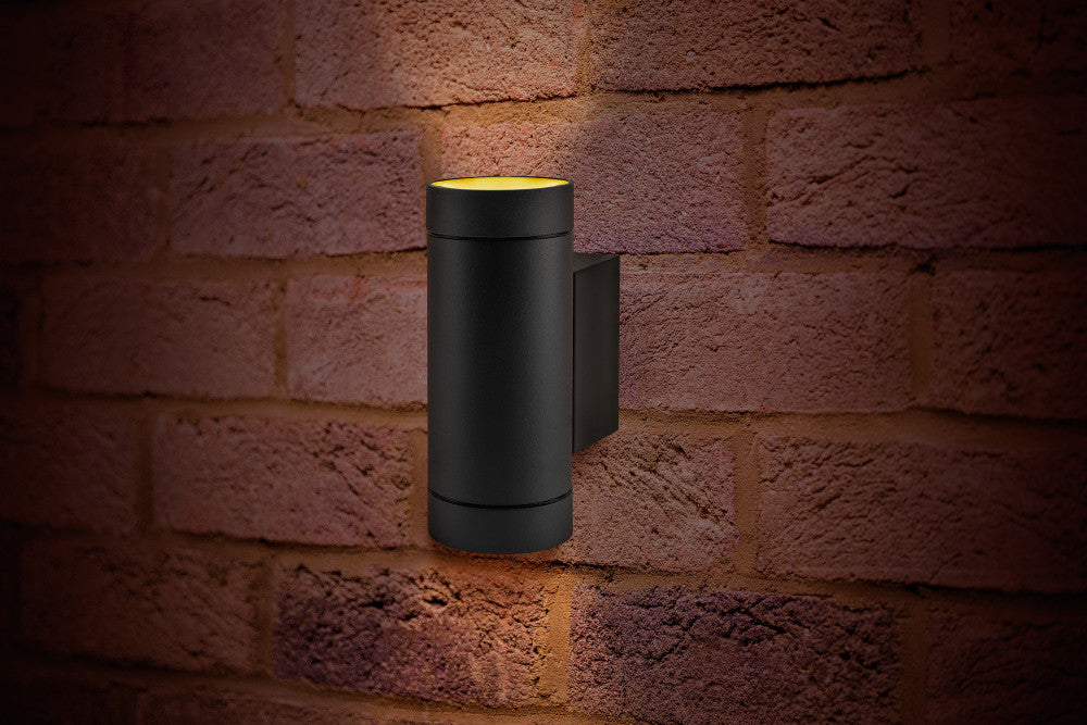OUTDOOR DECORATIVE WALL LIGHT VERSARI IP54 2 * GU10 UP AND DOWN LIGHT DARK GREY