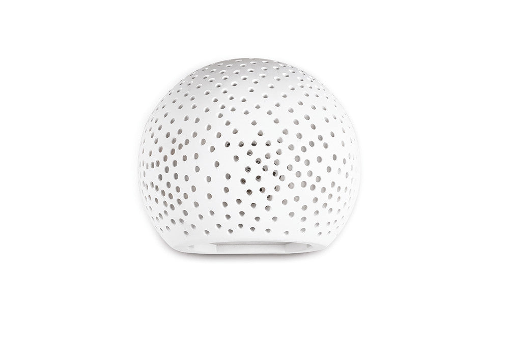 INDOOR DECORATIVE PAINTABLE GYPSUM KATERINI WALL LIGHT IP20 FOR 1 X G9 MAX 40W WHITE