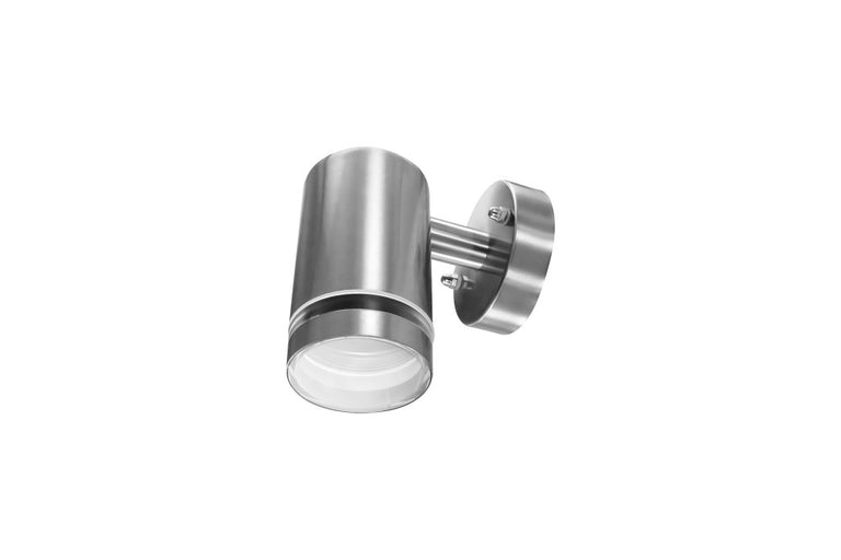 OUTDOOR STAINLESS STEEL DOWN WALL LIGHT IP65 1xGU10 STEEL