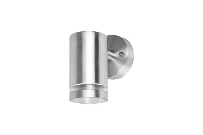 OUTDOOR STAINLESS STEEL DOWN WALL LIGHT IP65 1xGU10 STEEL