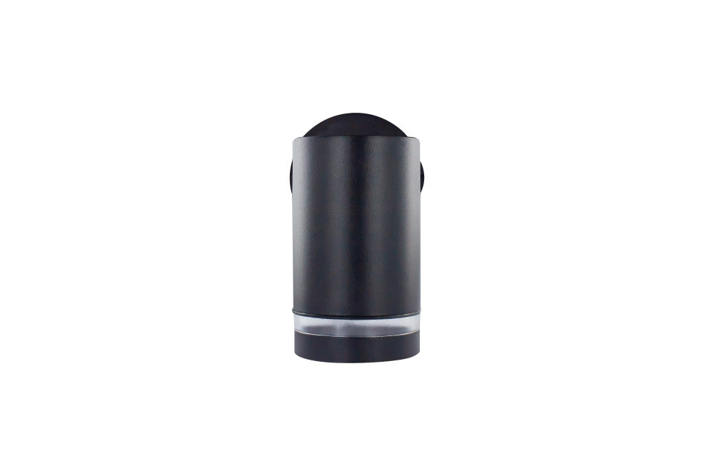 OUTDOOR STAINLESS STEEL DOWN WALL LIGHT IP65 1xGU10  BLACK