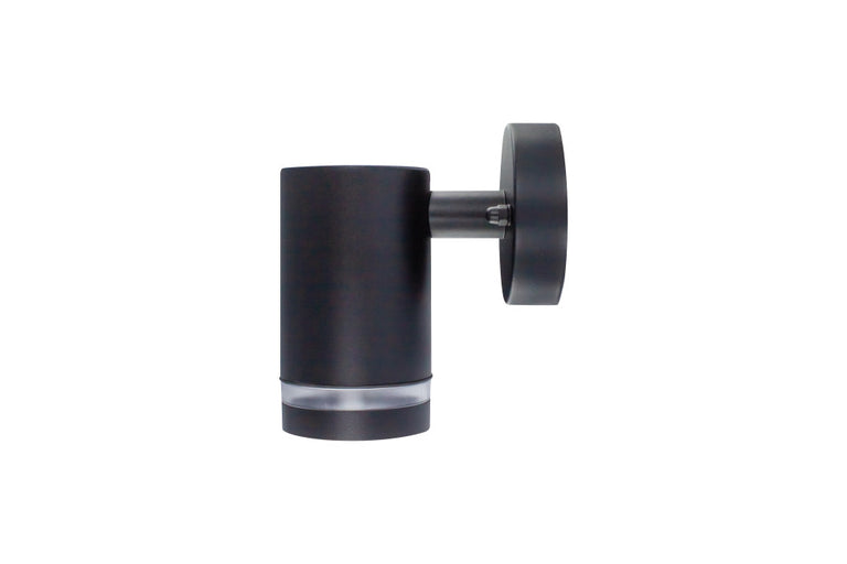 OUTDOOR STAINLESS STEEL DOWN WALL LIGHT IP65 1xGU10  BLACK